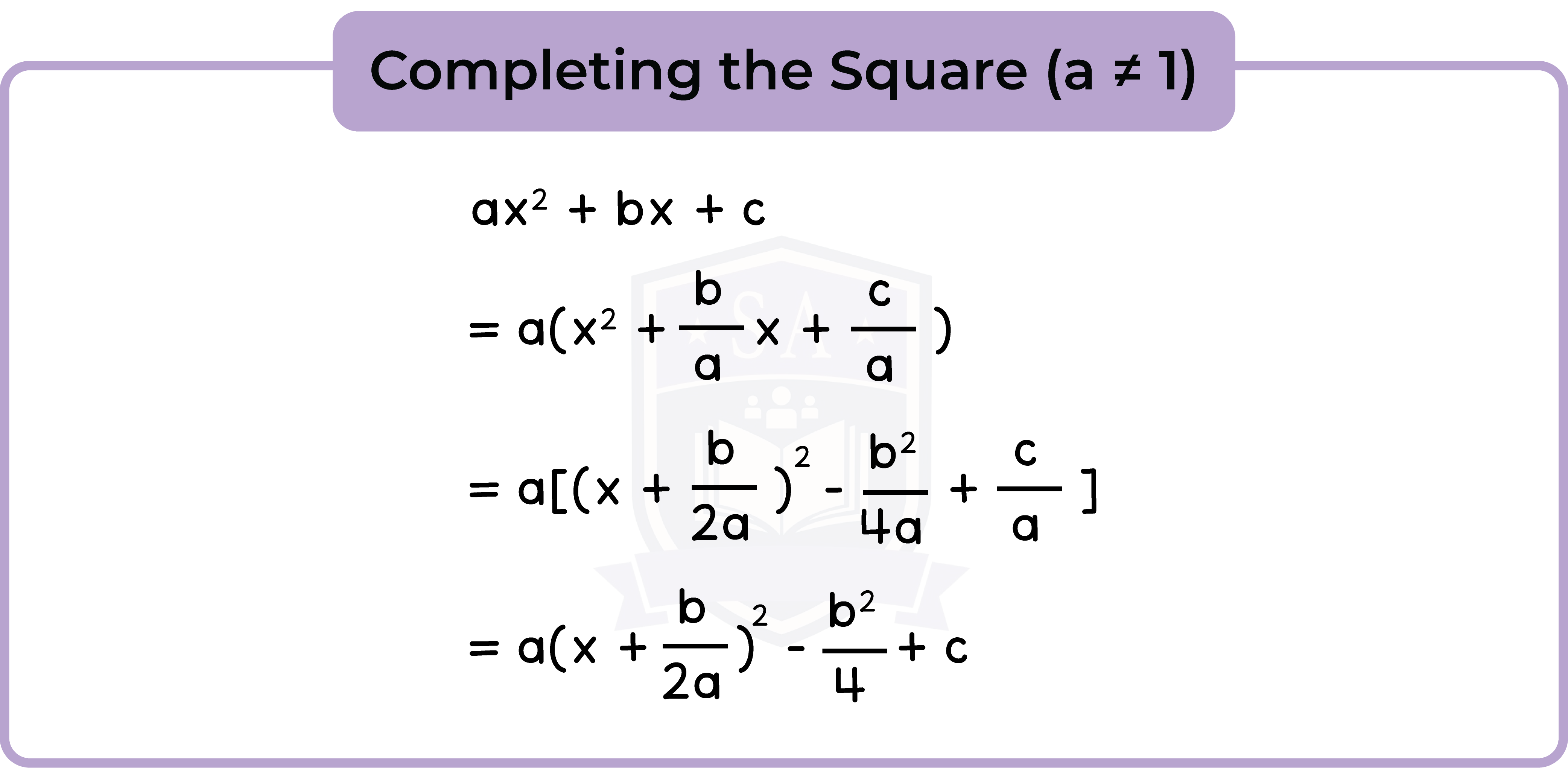 edexcel_igcse_mathematics a_topic 13_algebraic manipulation_007_Completing the Square (a ≠ 1)