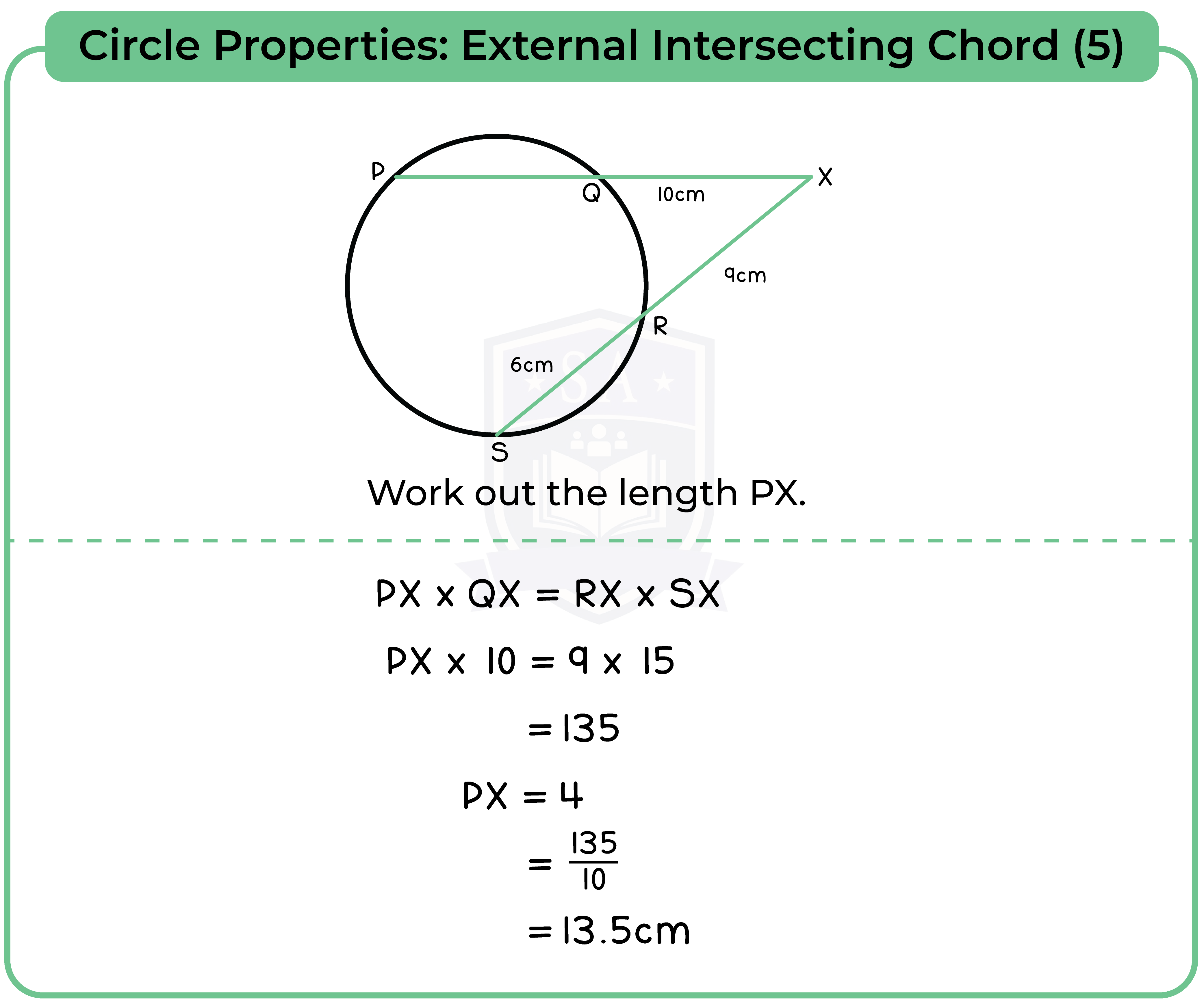 edexcel_igcse_mathematics a_topic 30_circle properties_008_Circle Properties: External Intersecting Chord (5)